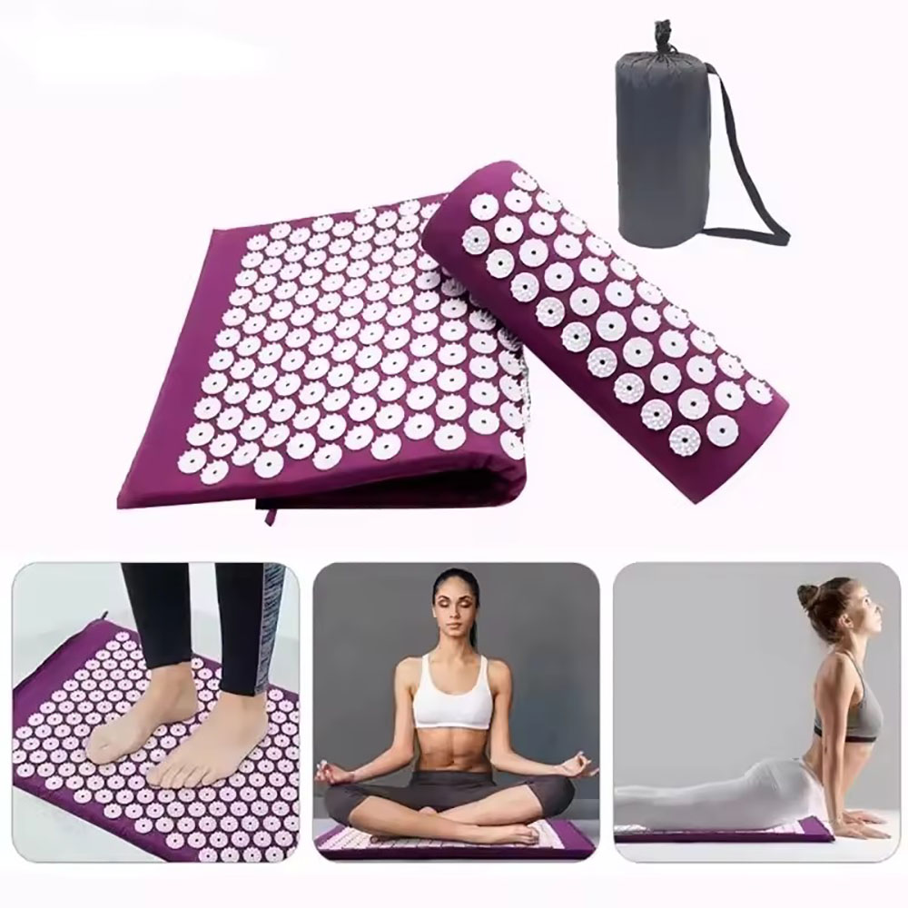 Acupressure Mat Set - Conjunto de Colchonete e Almofada de