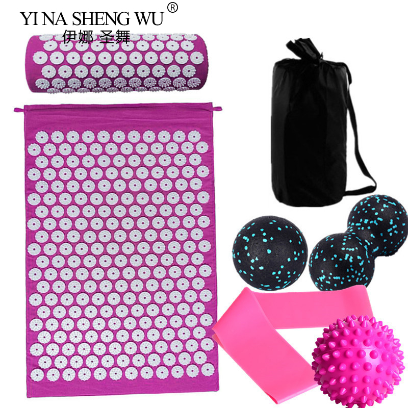 Acupressure Mat Set - 7 pçs conjunto massageador almofada acupressão