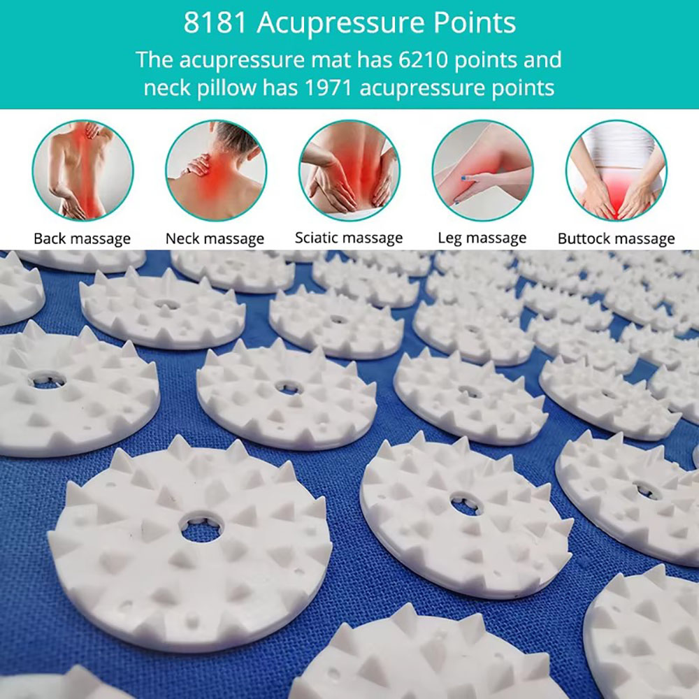 Conjunto de Colchonete e Almof - Acupressure Mat Set avaliação e preço