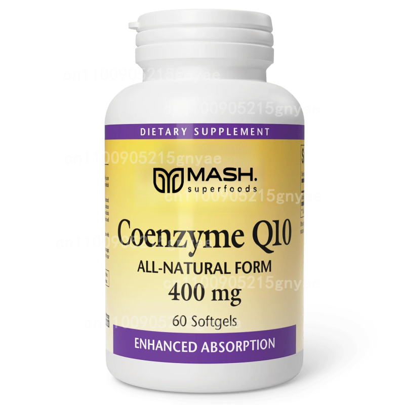 120 cápsulas de coenzima q10 d - Health Wellness Food avaliação e preço