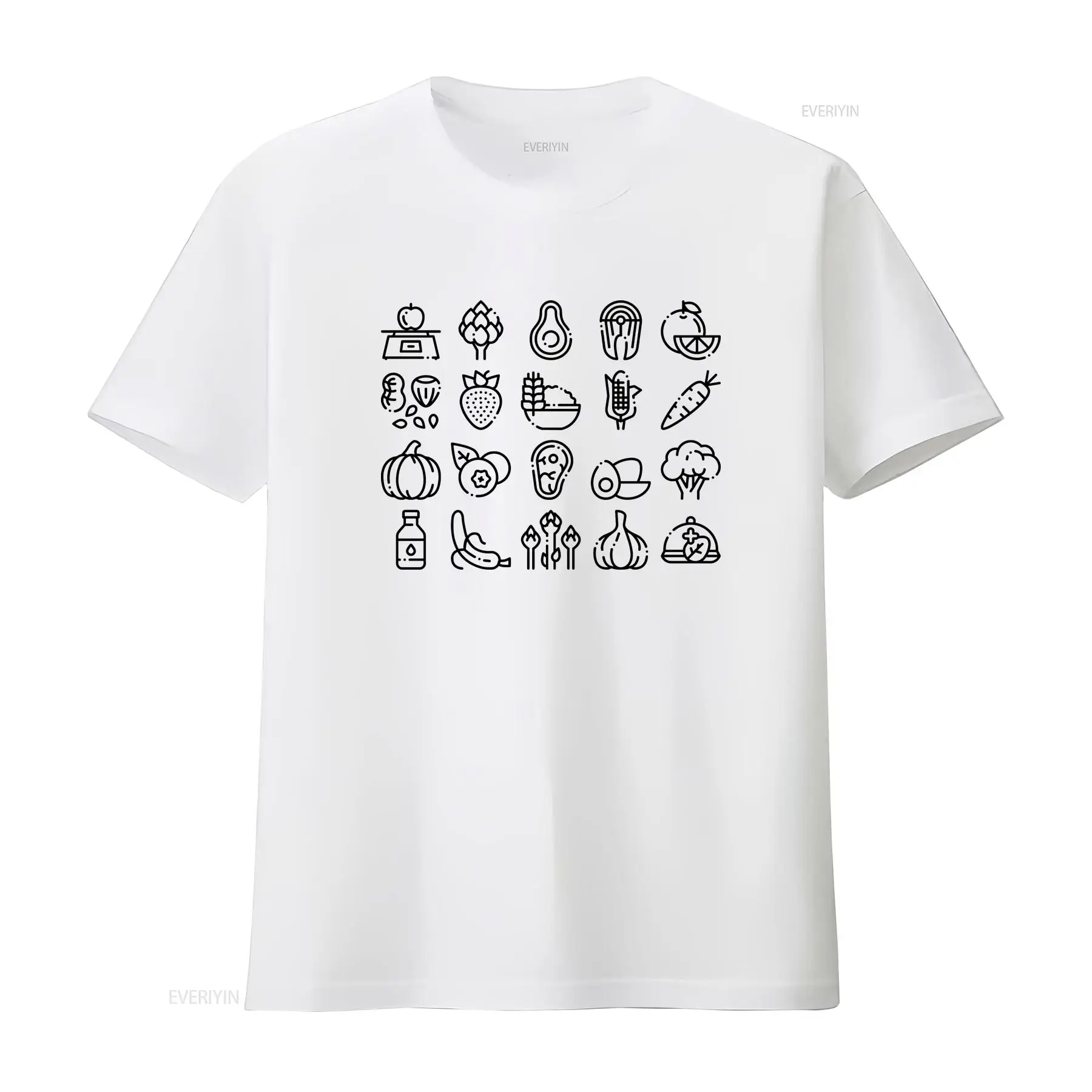 Camiseta de Alimentos Saudávei - Health Wellness Food avaliação e preço