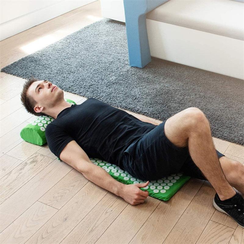 1 conjunto de acupressão yoga  - Acupressure Mat Set avaliação e preço