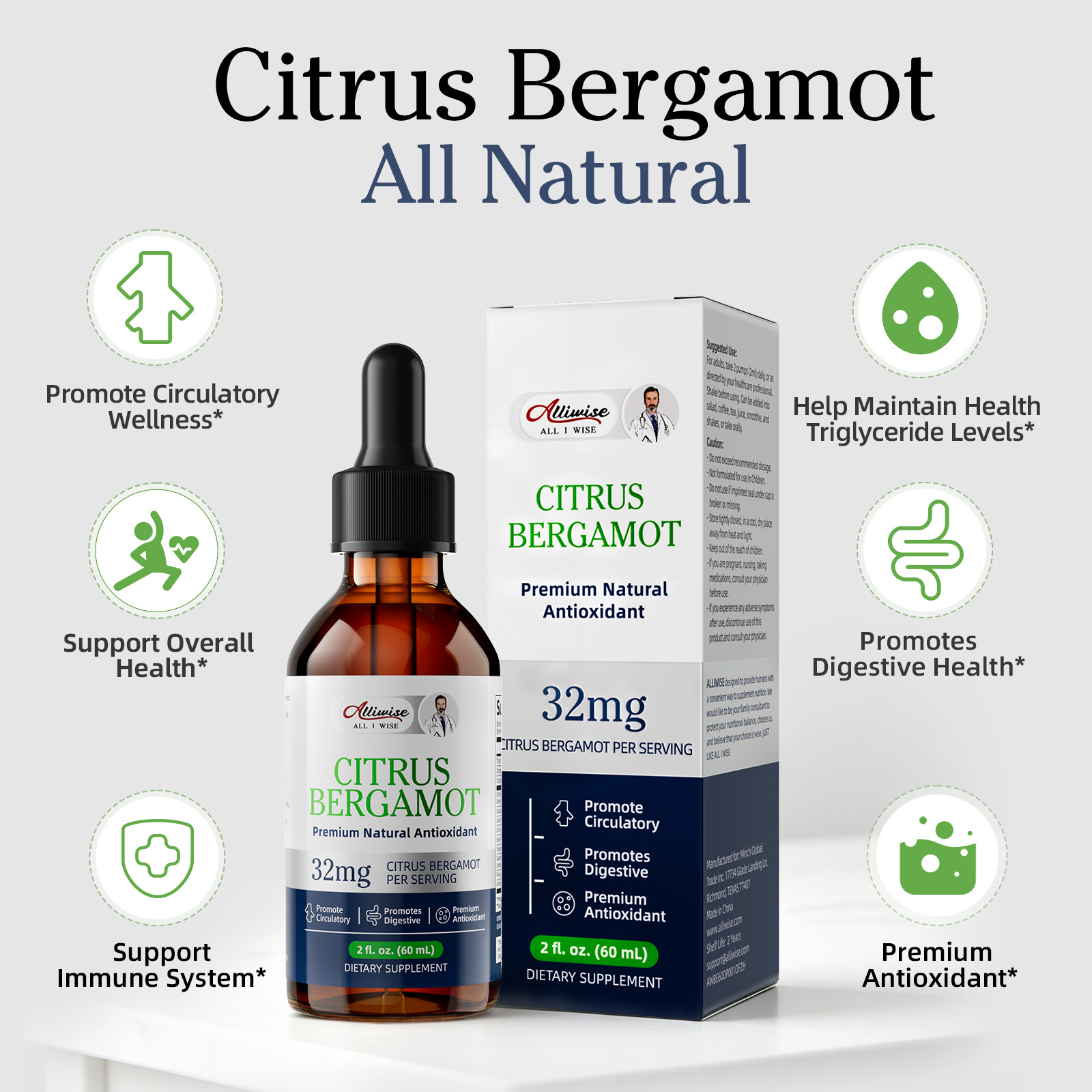 Gotas de Extrato de Bergamota  - Health Wellness Day avaliação e preço